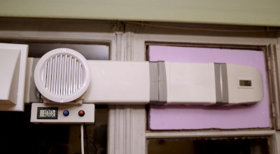 DIY recoperator for ventilation system