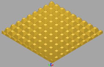 Artcam: текстура из пирамид