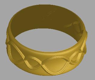 ArtCam: свёрнутое кольцо