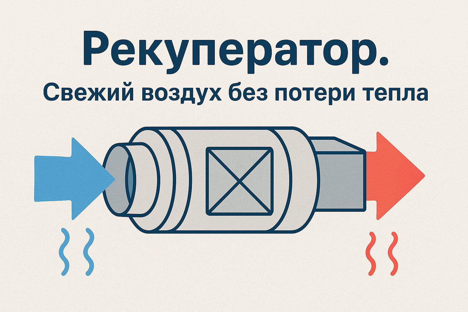Рекуператор: свежий воздух безь потерь тепла